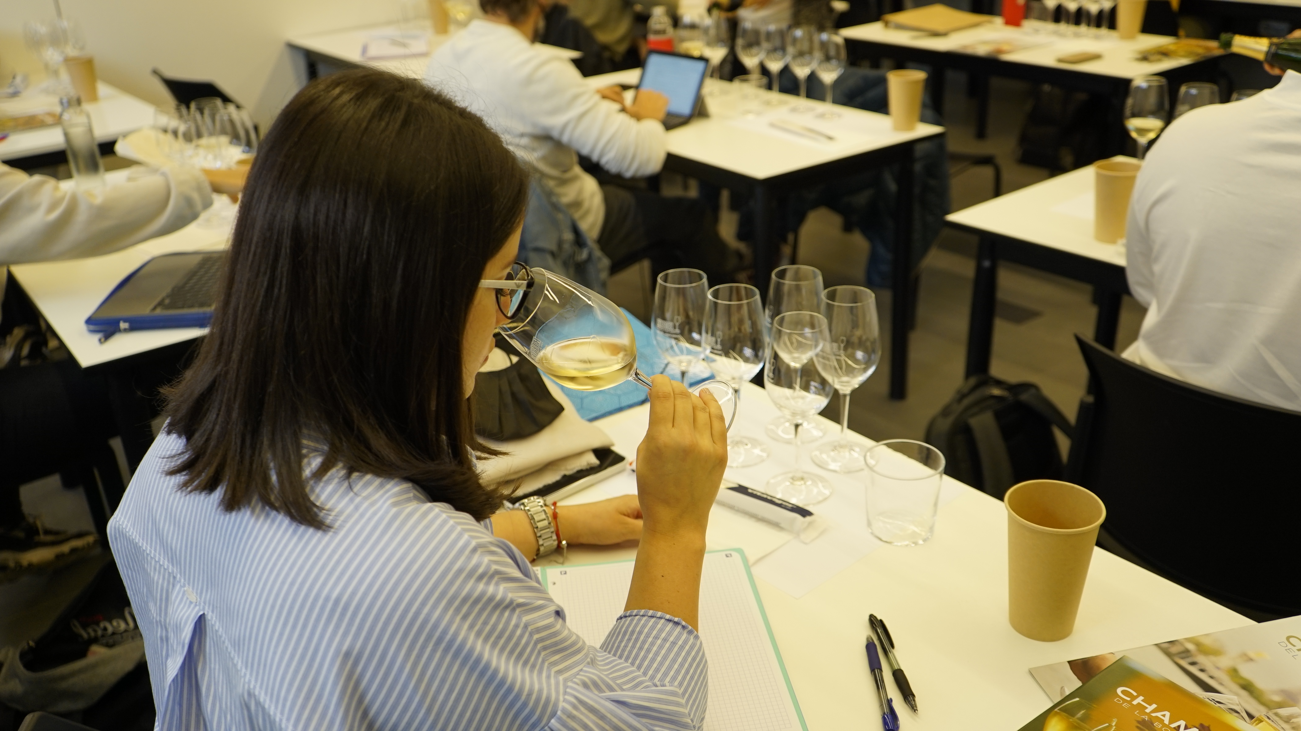 Fotografía de: Clase sobre el champagne en el Diploma Superior de Sommelier | CETT